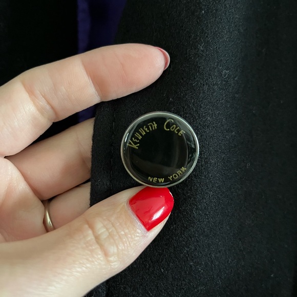 NWOT Kenneth Cole Recycled Wool Coat - Picture 4 of 4